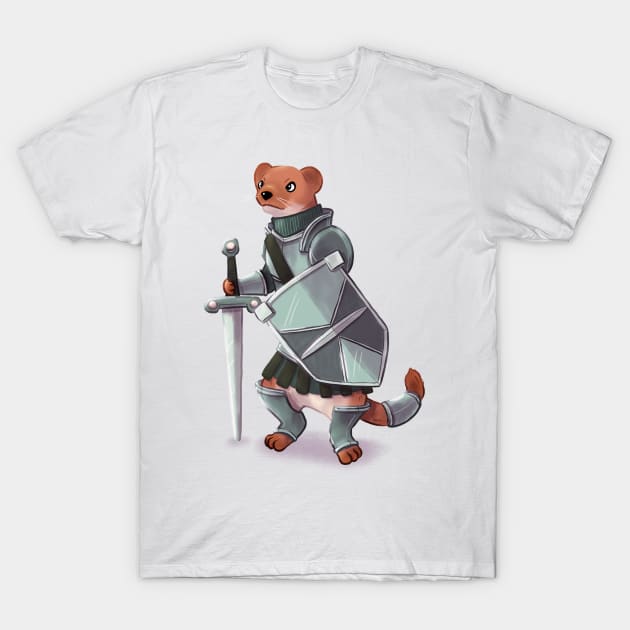 Fighter Weasel T-Shirt by Melissa Jan